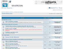 Tablet Screenshot of forumai.bmw-klubas.lt